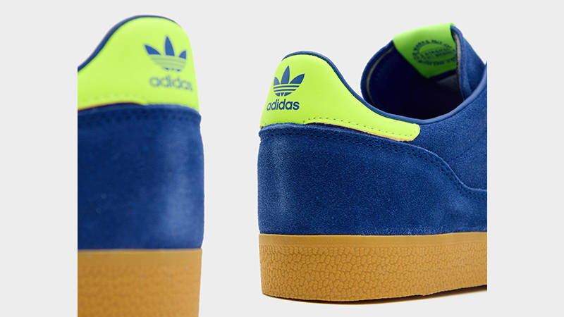 adidas Gazelle Team Royal Blue Solar Yellow II0007 back