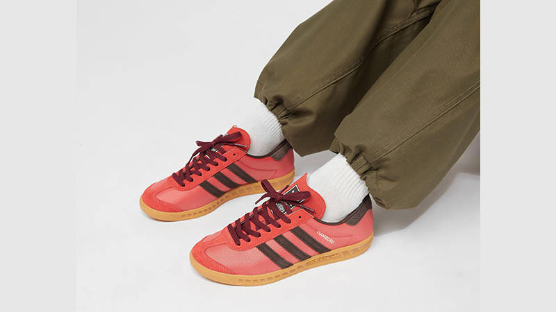 adidas Hamburg size exclusive Red JH8759 feature