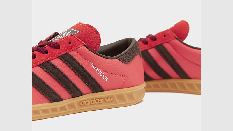 adidas Hamburg size exclusive Red JH8759 side