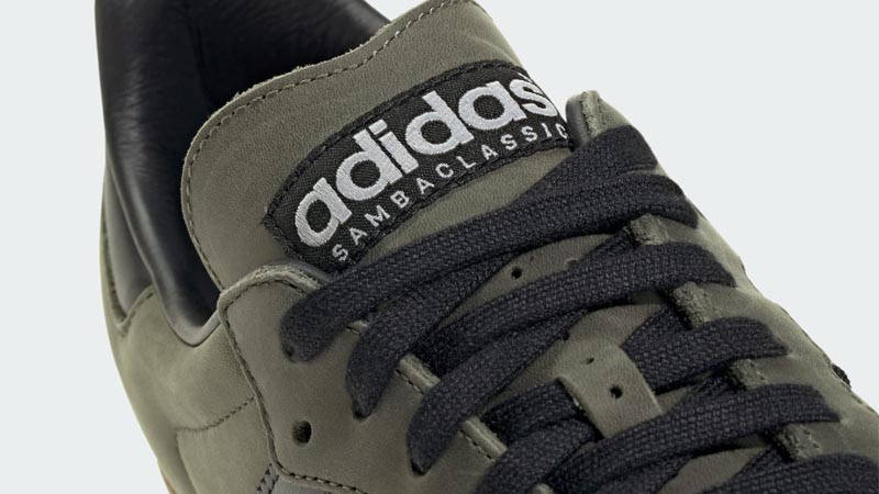 adidas Samba OG Base Green Top Closeup