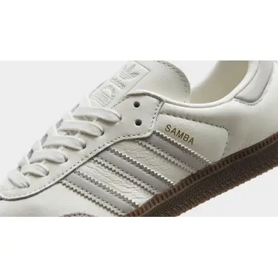 adidas Samba OG White Clear Granite Closeup