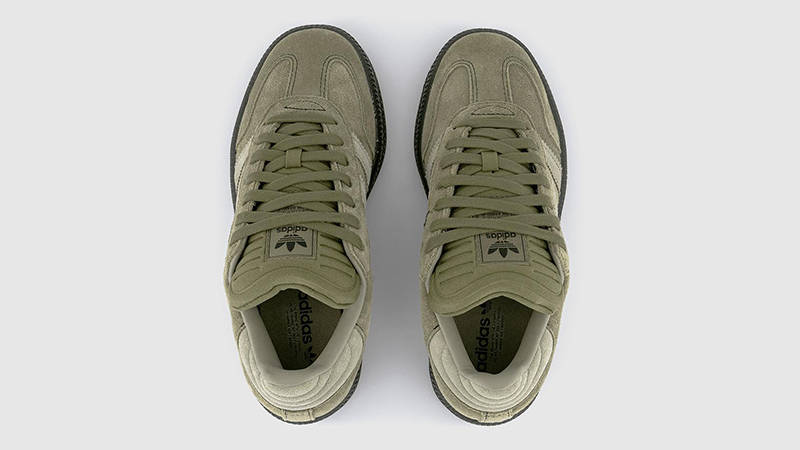 adidas Samba XLG Olive Silver ID3913 Top