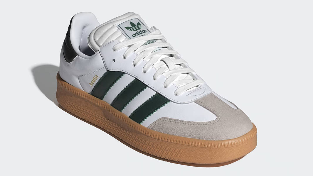 adidas Samba XLG White Collegiate Green IE9181 Front
