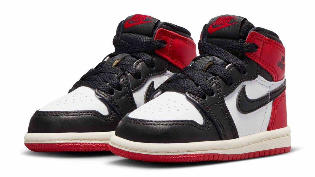 Air Jordan 1 High OG Black Toe Reimagined Toddler Front
