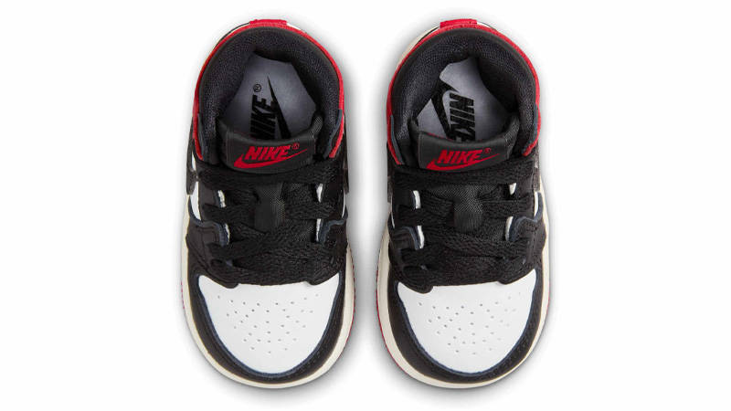 Air Jordan 1 High OG Black Toe Reimagined Toddler Middle