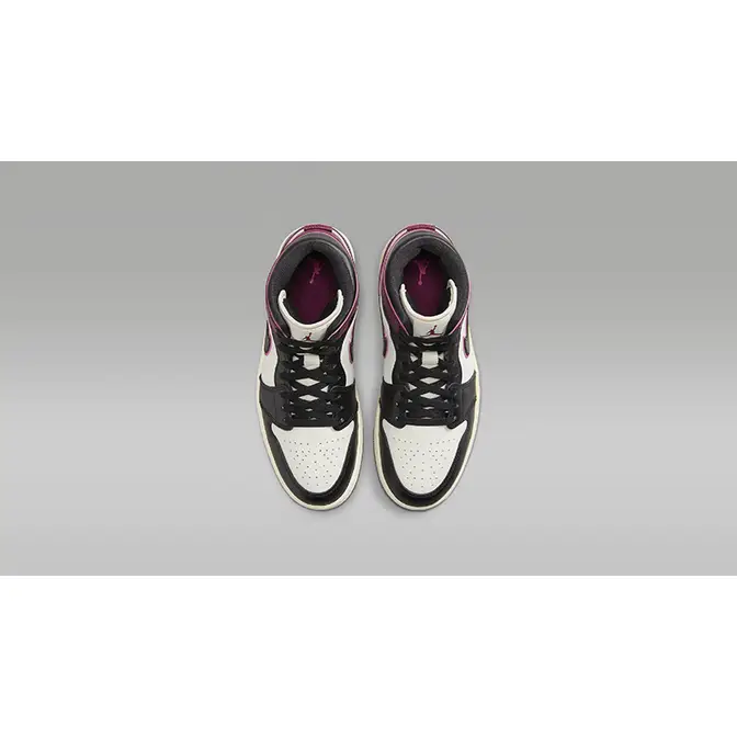 Air Jordan 1 Mid SE Sail Bordeaux FQ7818101 The Sole Supplier