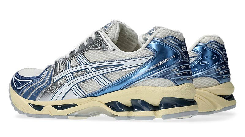 ASICS Gel-Kayano 14 Cream Metallic Blue Back Side