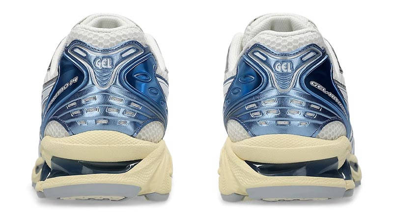 ASICS Gel-Kayano 14 Cream Metallic Blue Back