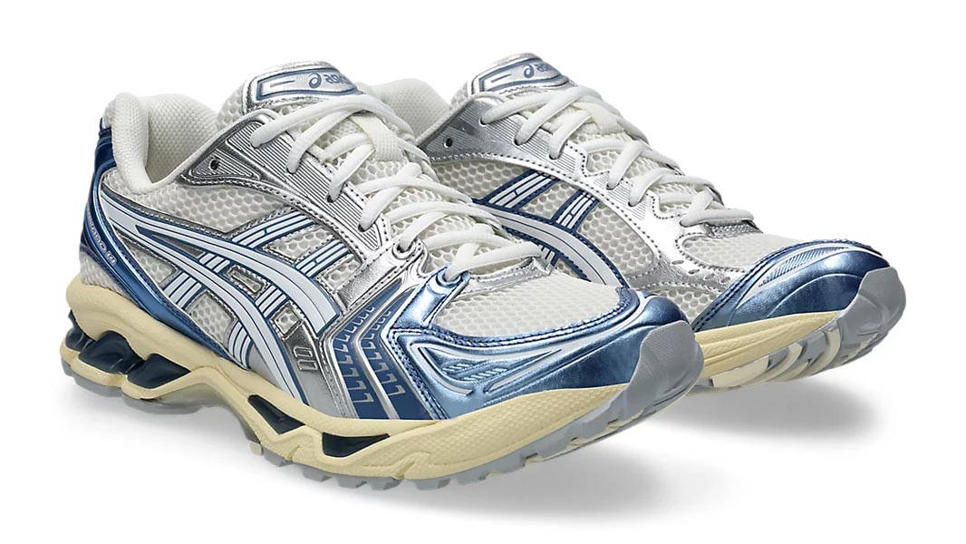 ASICS Gel-Kayano 14 Cream Metallic Blue Front