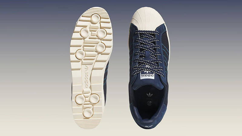 CLOT x adidas Superstar Night Indigo middle