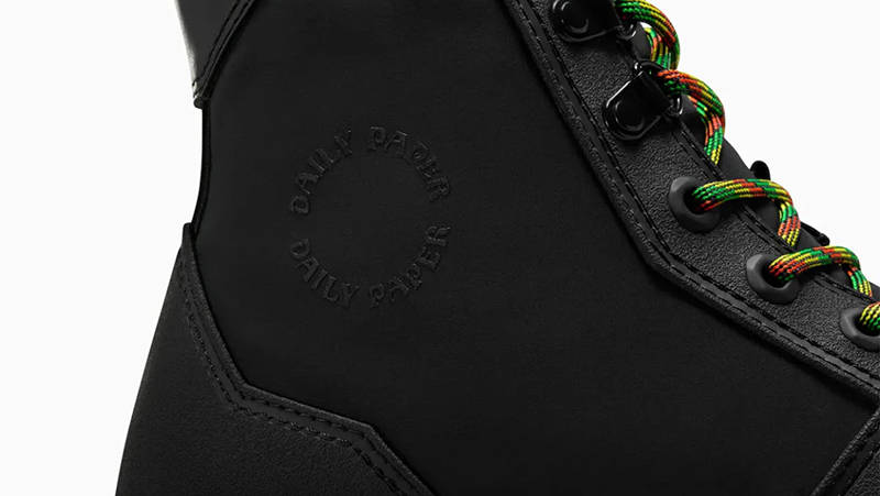 Daily Paper x Converse Chuck 70 De Luxe Squared High Black A12140C Detail
