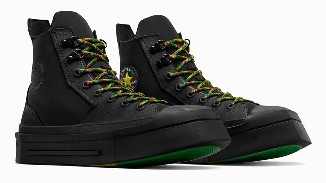 Daily Paper x Converse Chuck 70 De Luxe Squared High Black A12140C Side