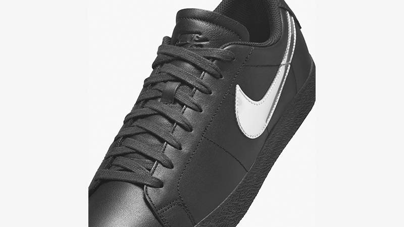 Dancer Skateboards x Nike SB Blazer Black HJ6703-001 tongue