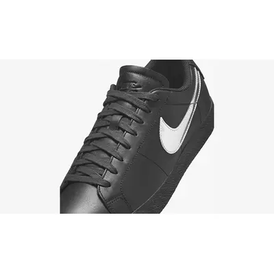 Dancer Skateboards x Nike SB Blazer Black HJ6703-001 tongue