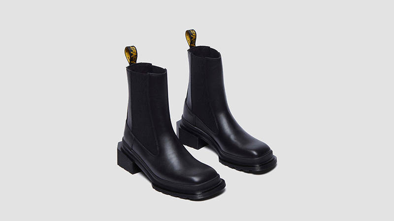 Dr Martens Maybole Square Toe Chelsea Boots Black front