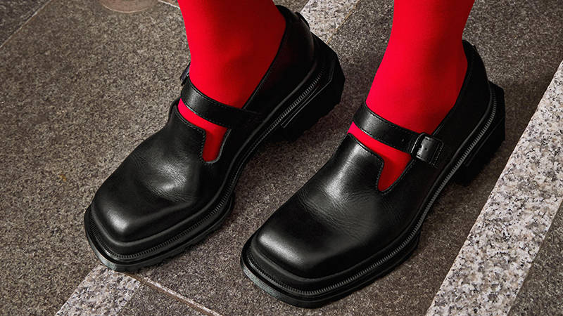 Dr. Martens Maybole Square Toe Mary Jane Black | The Sole Supplier