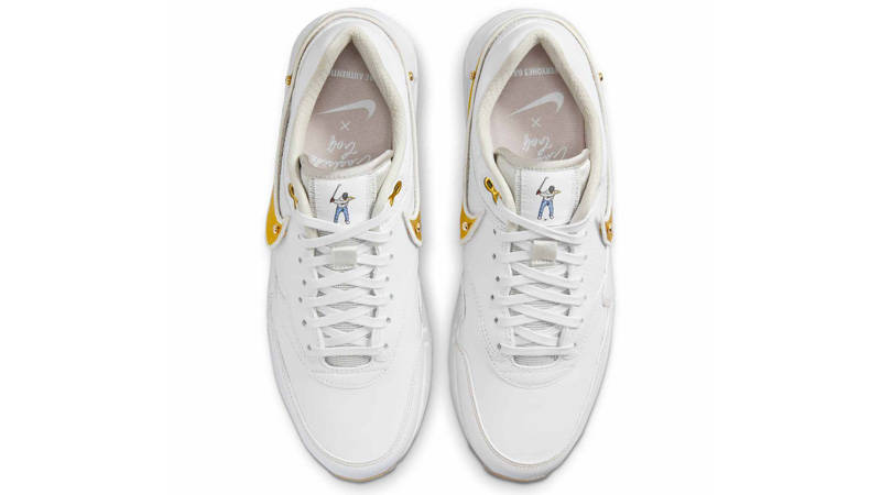 Eastside Golf x Nike Air Max 1 86 OG Golf White Gold | HQ3074-100