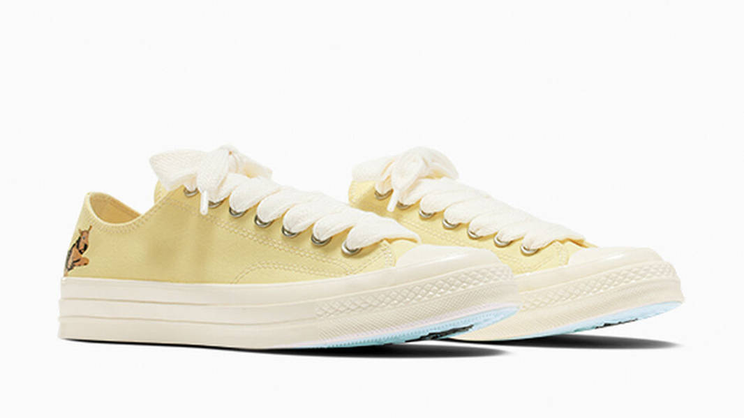 GOLF le FLEUR x Converse Chuck 70 Darryl Low Lemon Meringue A11676C Side