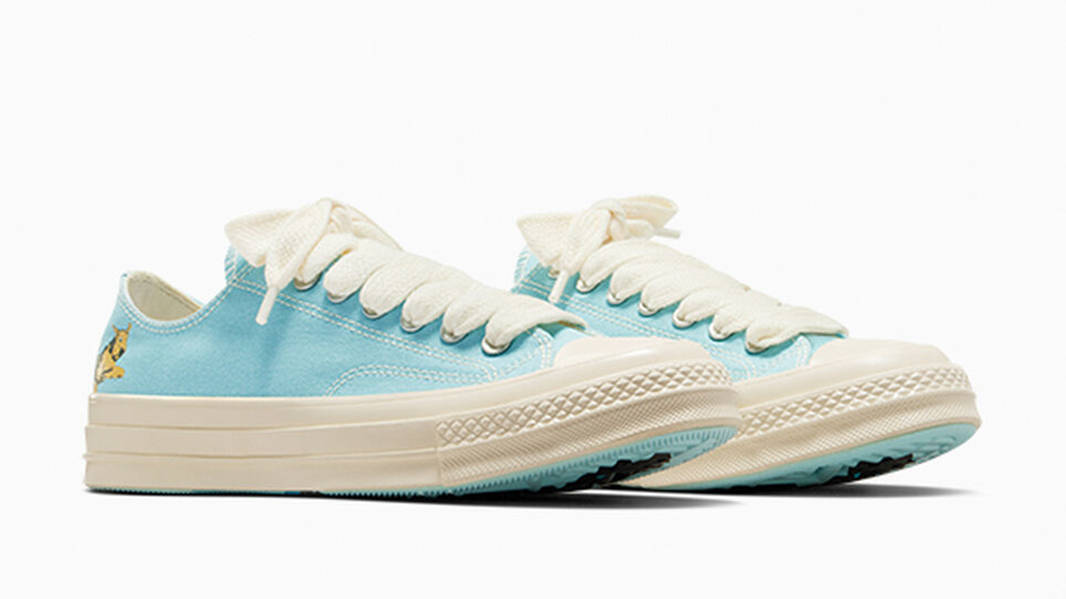 GOLF le FLEUR x Converse Chuck 70 Darryl Low Milky Blue A11678C Side