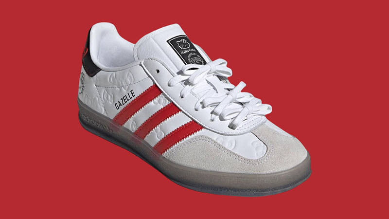 Hello Kitty x adidas Gazelle Indoor White Red | II0013 | The Sole