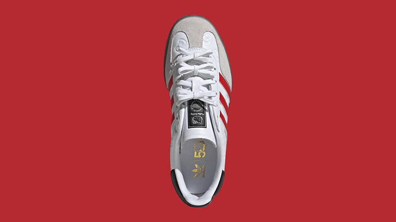 Hello Kitty x adidas Gazelle Indoor White Red II0013 middle