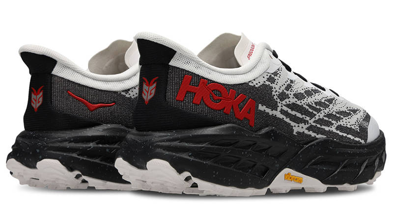 Hoka One One Speedgoat 5 Trail White Black 1123157-WBLC back