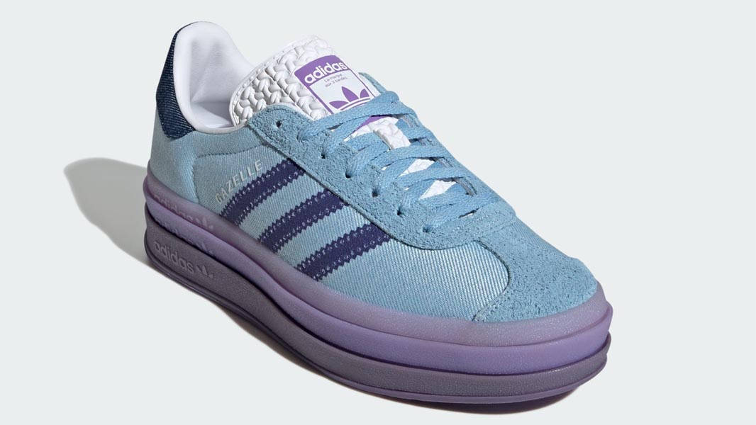 adidas gazelle silver green womens adidas Gazelle 'Blue Cloud White' Men's Shoes 11.5 main image 1