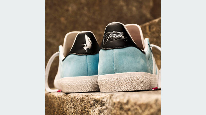 MNUFC x Familia adidas Gazelle ADV Blue White IH0522 back side