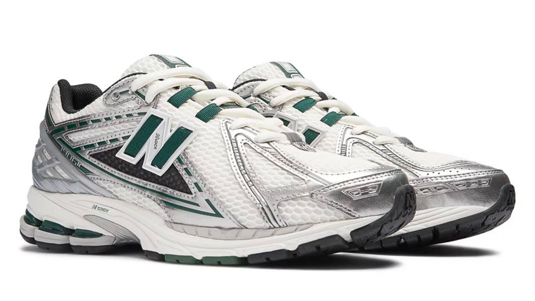 New Balance 1906R Silver Metallic Green Front