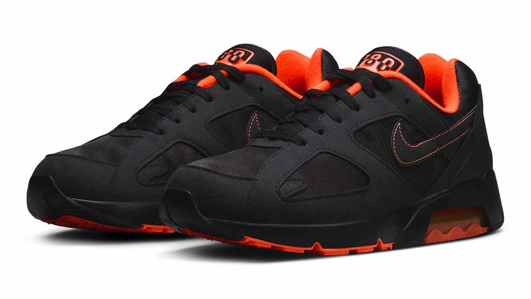 Athletic Shoes Air Max 180 Black Red Nike Air 180 Black Hyper - Main Image