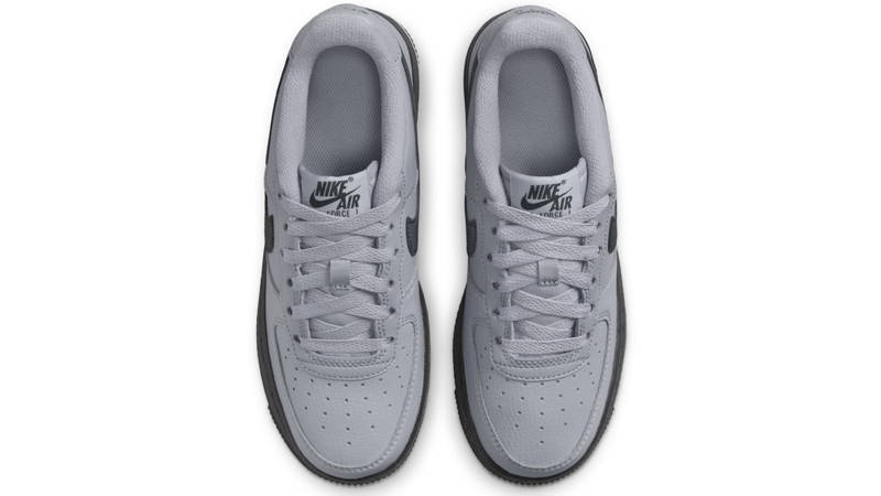 Nike Air Force 1 GS Wolf Grey Dark Smoke Grey Middle
