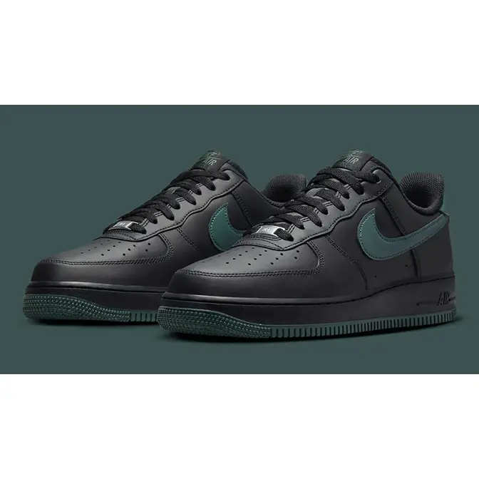 Nike air force 1 green and black deals