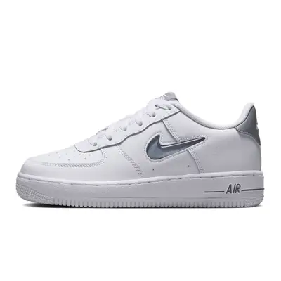 Nike Air Force 1 Low Jewel GS White Grey HV2535 100 The Sole Supplier