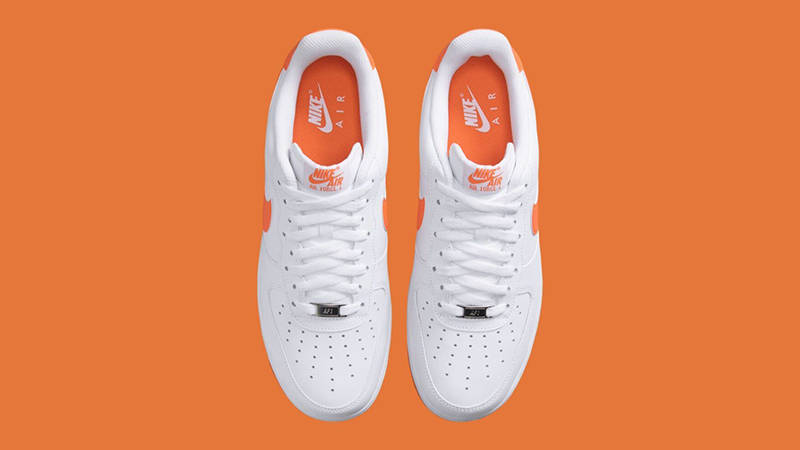 Nike Air Force 1 Low White Safety Orange FJ4146-109 middle