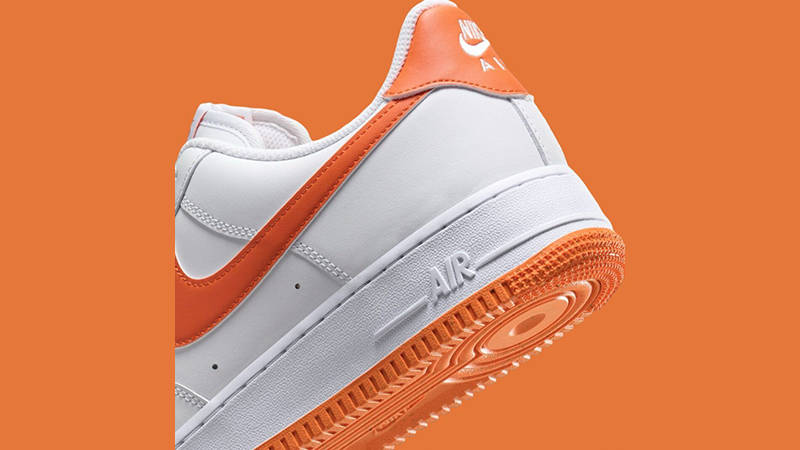 Nike Air Force 1 Low White Safety Orange FJ4146-109 side