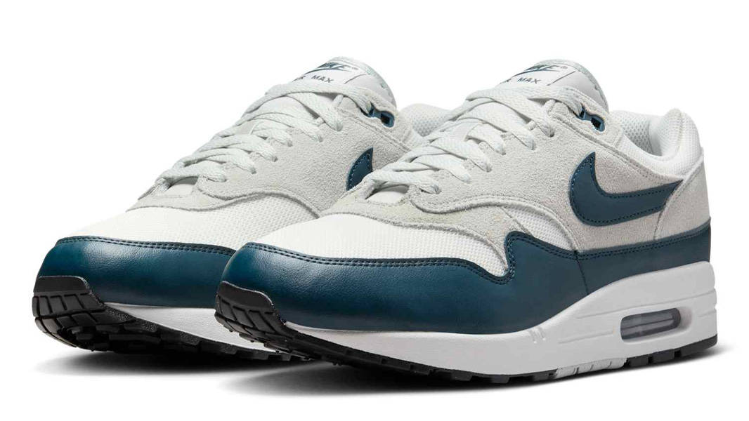 Nike Air Max 1 White Armory Navy Front