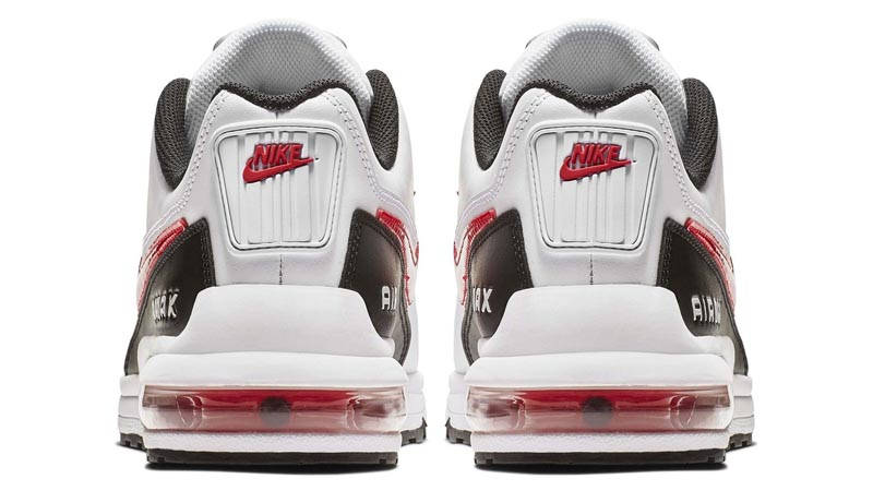 nike air max ltd 3 white red black