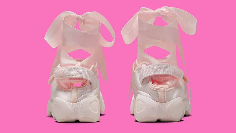 Nike Air Rift Ballet Soft Pink HQ3761-640 back with lace