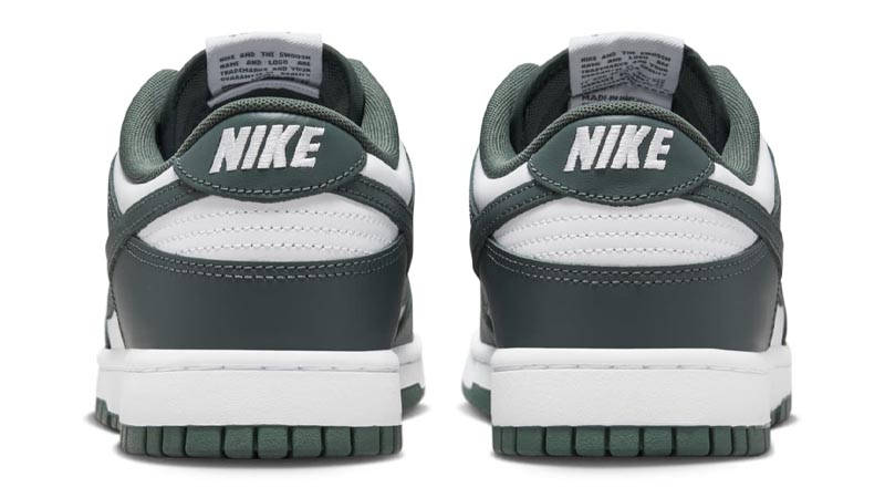 Nike Dunk Low White Vintage Green Back