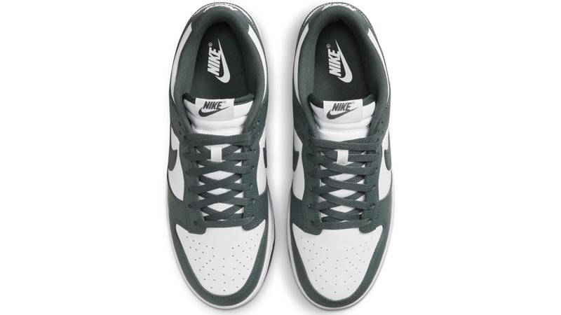 Nike Dunk Low White Vintage Green Middle