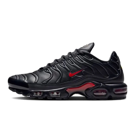 Nike TN Air Max Plus Leather Black Red FZ3038-001