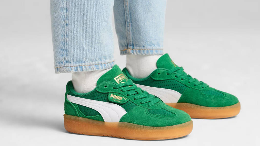 Palermo Moda Vintage Green Gum On Foot