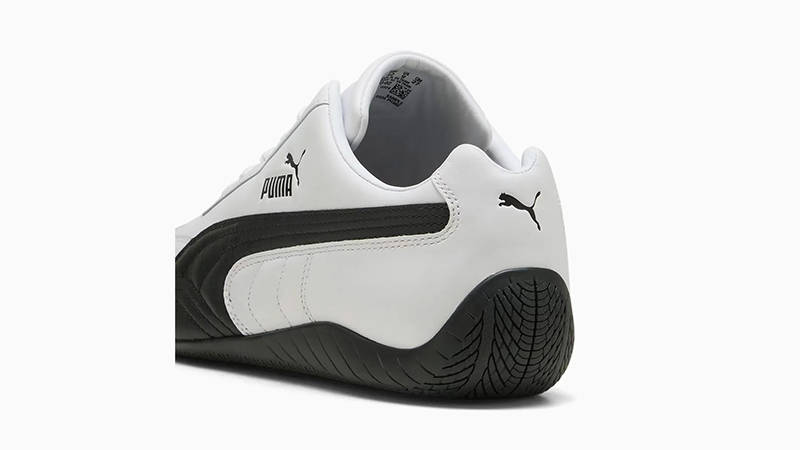 Puma Speedcat OG Leather White Black 401603-02 heel