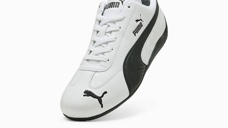 Puma Speedcat OG Leather White Black 401603-02 toe
