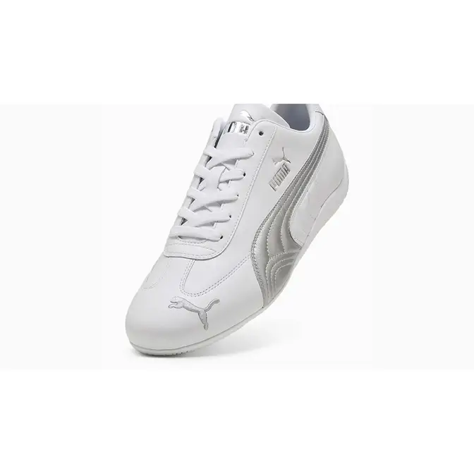 PUMA Speedcat OG Leather White Silver 401603 03 The Sole Supplier