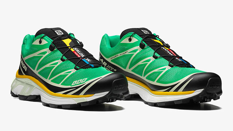 スニーカー Salomon FW24 XT-6 SALOMON SNEAKERS (L47583100 BRIGHT) Salomon XT-6 Bright Green Mens Running Shoes Bright Green