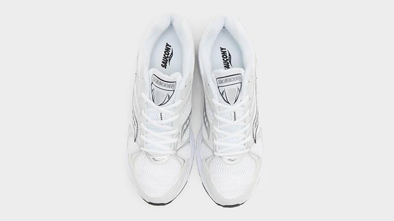 Saucony Ride Millenium White Silver middle
