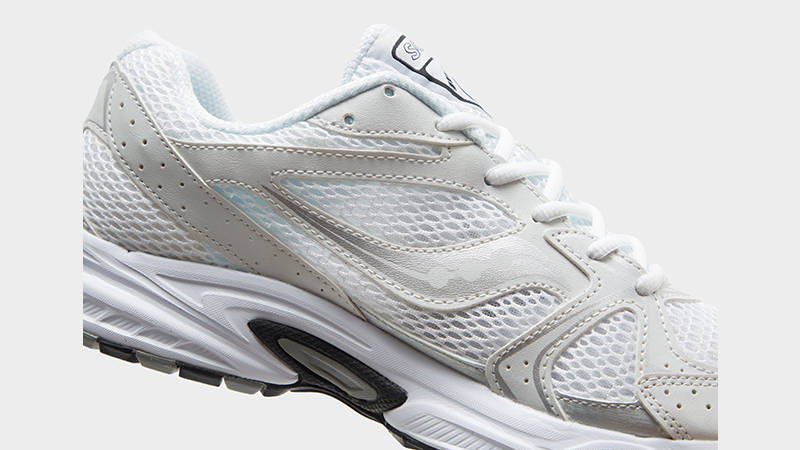 Saucony Ride Millenium White Silver side