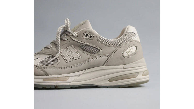 Stone Island x New Balance 991V2 Grey heel