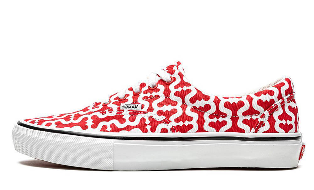 Supreme x Vans Skate Era Red